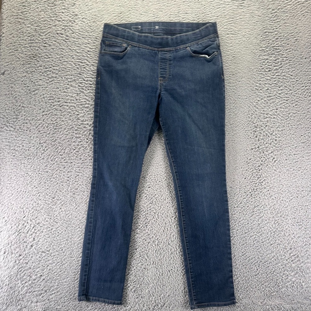Levi's Jeans Womens 12 Blue Cotton Denim Jegging Skinny Pull-On Faded Stretch
